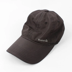 Reebok Logo Hat Black Sport Baseball Cap One Size Most Adjustable Strap Modern