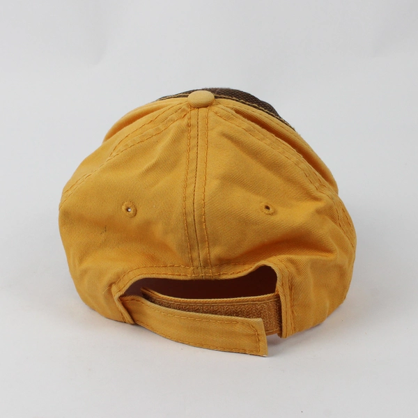 Dekalb Logo Seed Corn Adjustable Mesh Trucker Hat K-Products Farmer Brown Gold