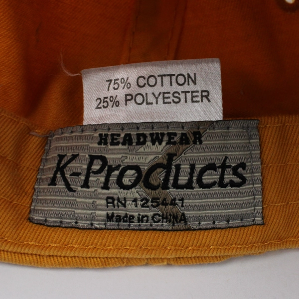 Dekalb Logo Seed Corn Adjustable Mesh Trucker Hat K-Products Farmer Brown Gold