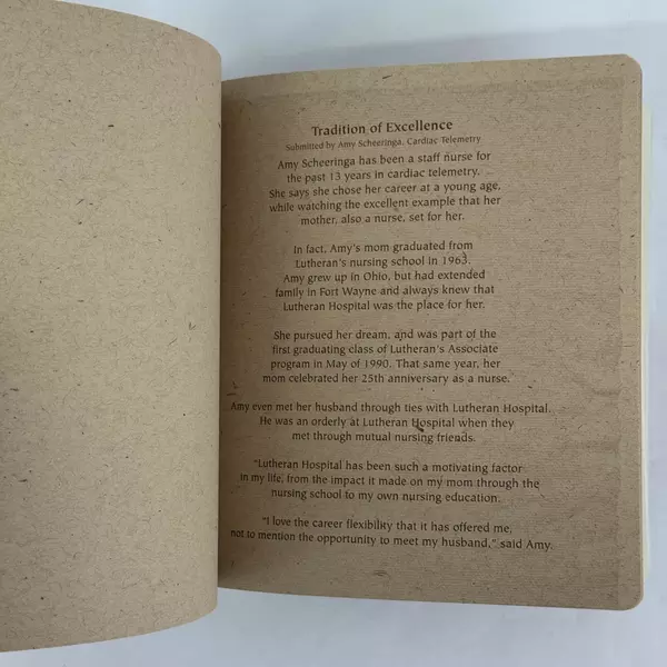 2004 Lutheran Hospital A Century Of Caring Paperback Booklet