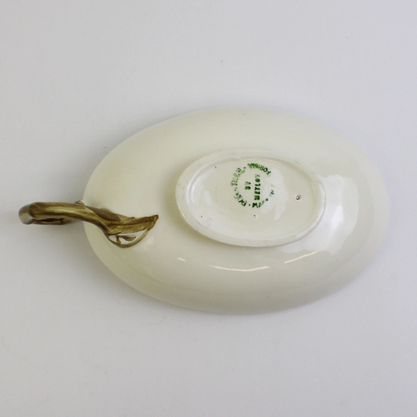 Vintage Metlox Pottery Poppy Trail California Ivy Divided Serving Dish