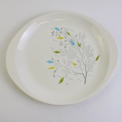 Ovenproof Dinnerware Underglaze Hand Painted Decorative Plate 10.5"