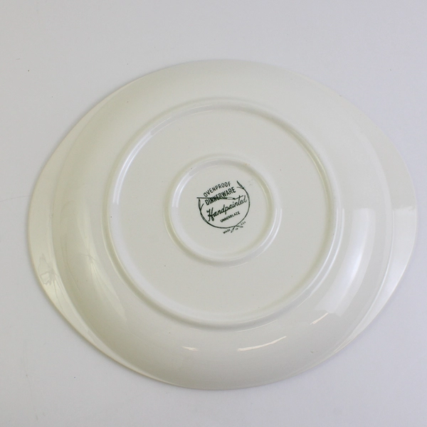 Ovenproof Dinnerware Underglaze Hand Painted Decorative Plate 10.5"