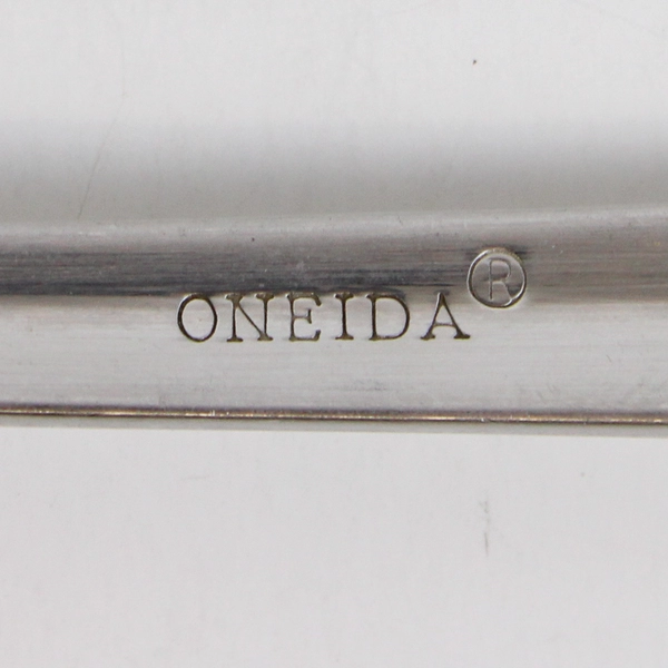 Set of 3 Oneida Helena Serving Spoons & Fork Stainless Steel