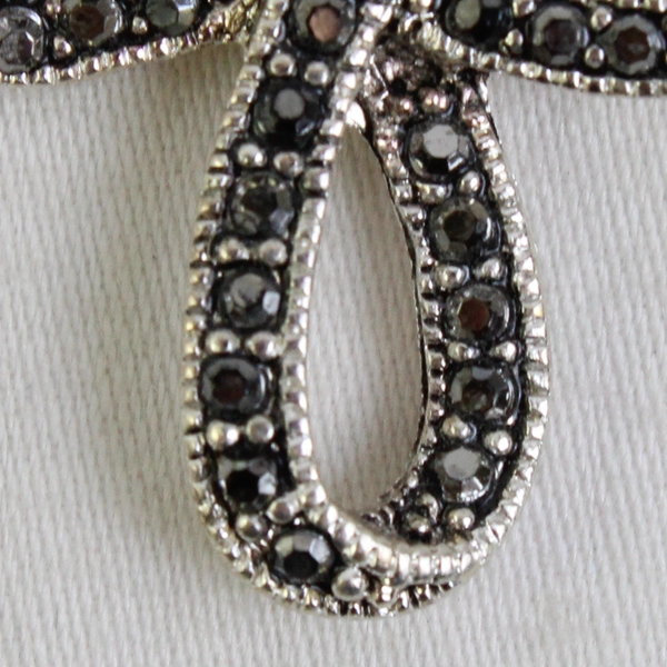 Liz Claiborne Faux Marcasite Silver-Tone Cross Pendant