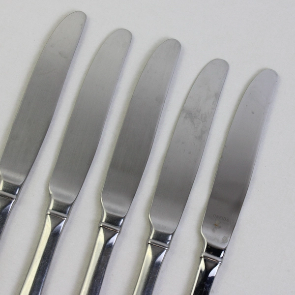 Lot of 5 Oneida Helena Stainless Steel Butter Knives