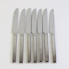 Lot Of 7 Reed & Barton Cole Stainless Steel French Hollow Knives 18/10