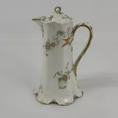 Vintage 3 Cup Haviland Schleiger 57A-1 Porcelain Chocolate Pot