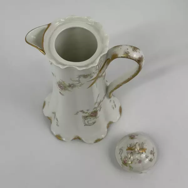 Vintage 3 Cup Haviland Schleiger 57A-1 Porcelain Chocolate Pot