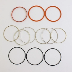 Lot of 12 Women's Bangle Bracelets Costume Jewelry