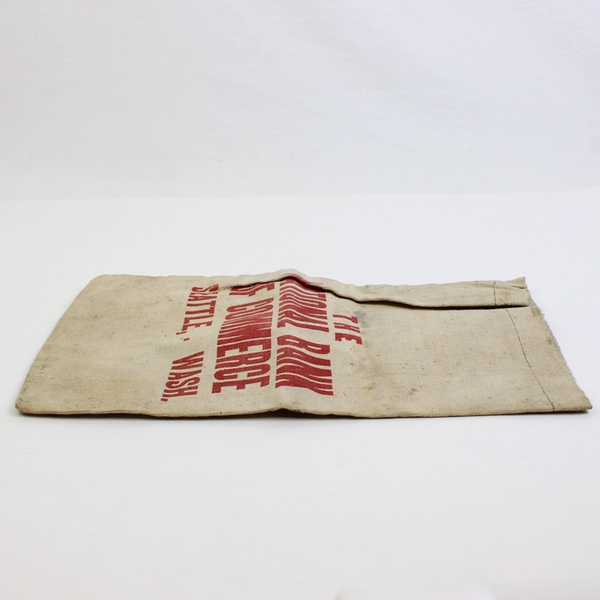Vintage National Bank of Commerce Seattle Washington Canvas Deposit Bag FLAWED