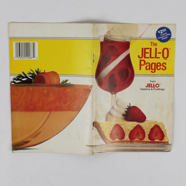 The Jell-O Pages Gelatin and Pudding Recipes Paperback Pamphlet 1987