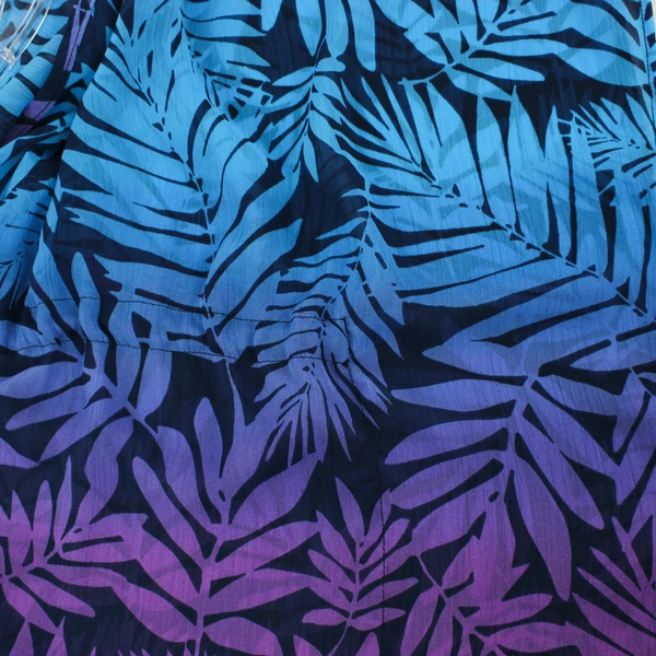 Bleu by Rod Beattie Women's M Blue and Purple Ombre Coverup