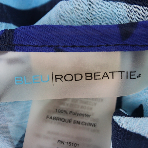 Bleu by Rod Beattie Women's M Blue and Purple Ombre Coverup