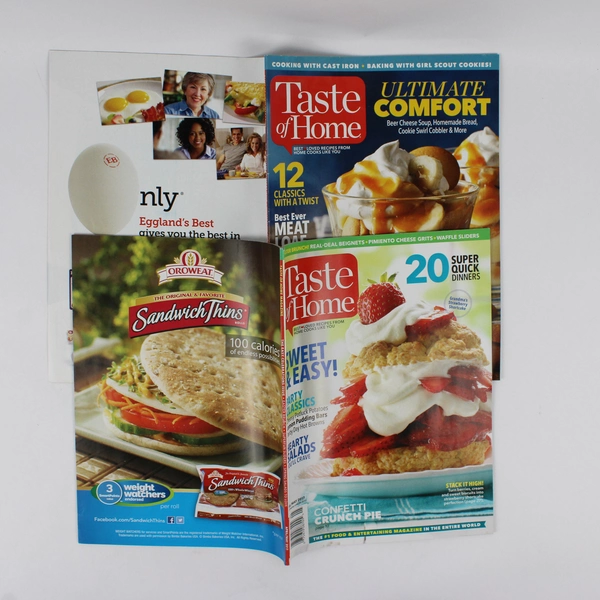 Lot of 2 Taste of Home Magazines Feb/Mar & April/May 2017 