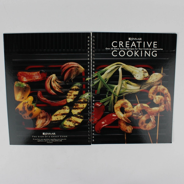 Jenn-Air Creative Cooking Over 50 Great Tasting Recipes 1996 Spiral Bound PB