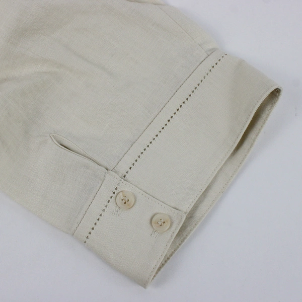 Style & co. Women's Plus Size 22W Off-White Collared Blazer Linen