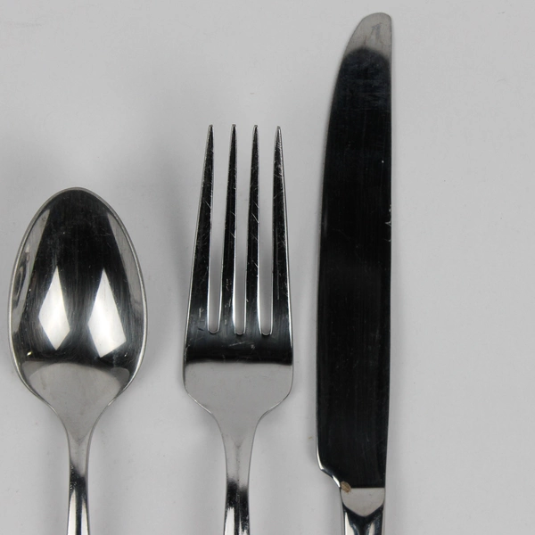 Set of 5 Oneida Continum Place Setting Stainless Steel Glossy Finish