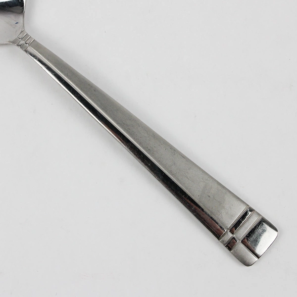 Lot of 10 Oneida Amsterdam Spoons Stainless Steel Glossy Finish Frosted Handle