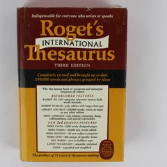 Vintage Roget’s International Thesaurus 3rd Edition 1962 HC DJ Thumb Indexed