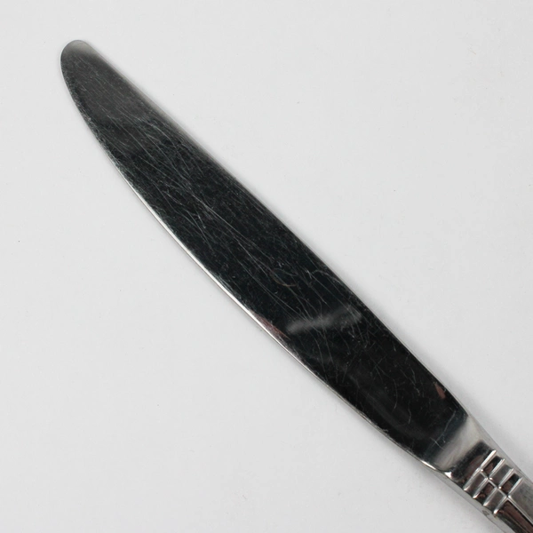 Lot of 10 Oneida Amsterdam Solid Knives Stainless Steel Glossy/Frosted Finish