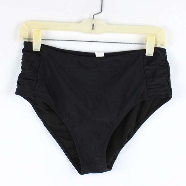 Unbranded Blue Floral Bathing Suit Shirt and Bottoms 2 Piece Women's Size Large