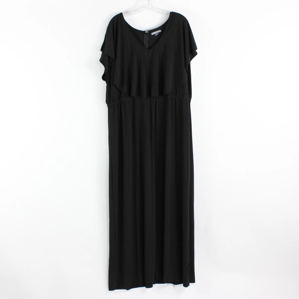 Jessica London Women's 22W Black Short Sleeve Dress 