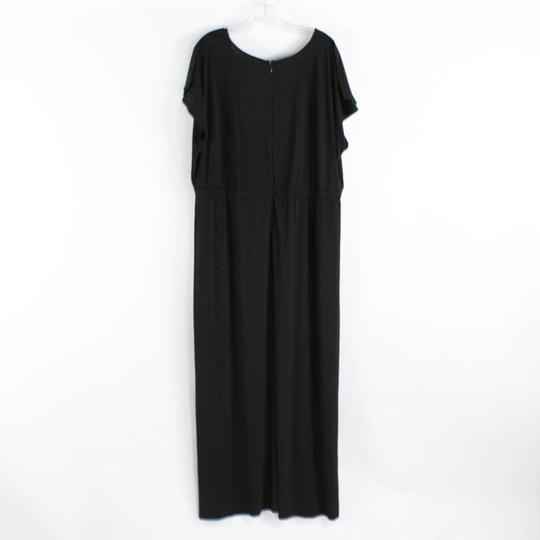 Jessica London Women's 22W Black Short Sleeve Dress 