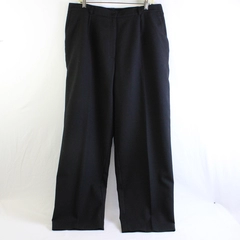 Maggie McNaughton Woolmark 100% Wool 18W Black Plus Pants Pleated