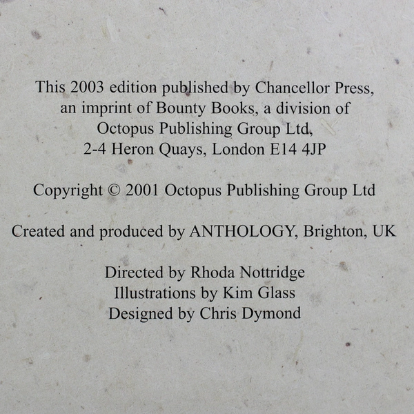 Chancellor Press The Recipe Organizer 2003 Spiral Bound Hardcover