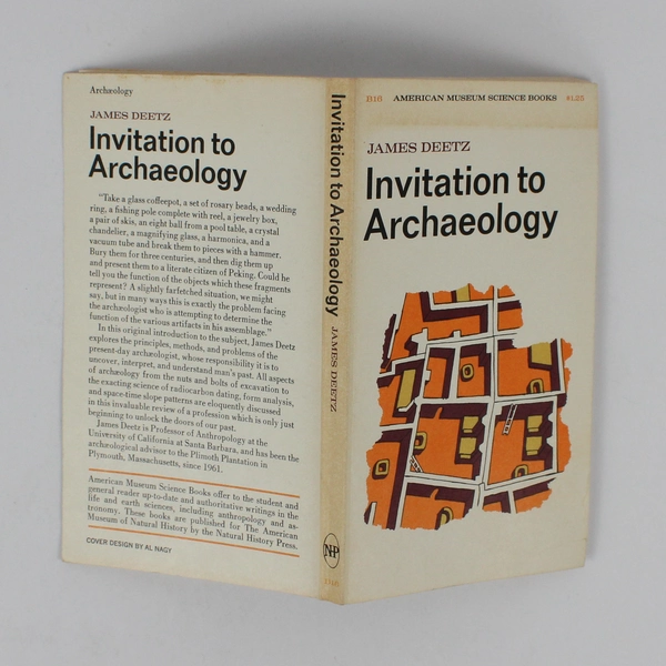 VTG 1967 Invitation to Archaeology James Deetz PB American Museum Science Books