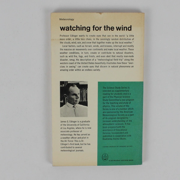 VTG 1967 Watching For The Wind The Seen & Unseen Influences James G Edinger PB