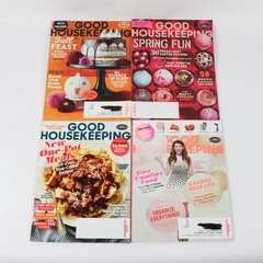 Lot of 4 Good Housekeeping Magazines January February April & October 2017