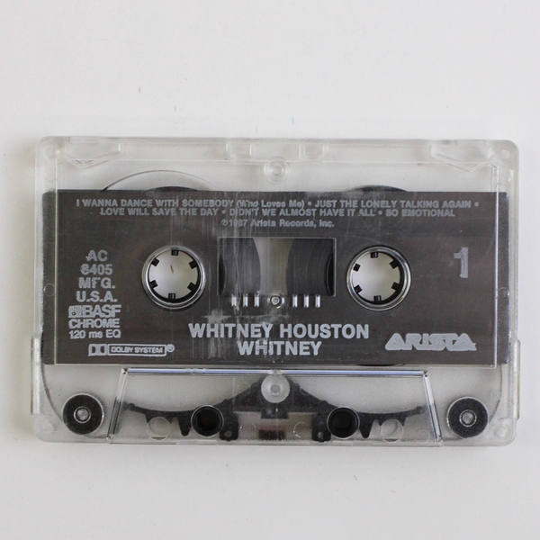 Whitney Houston Self-Titled Cassette Tape 1987 Arista Records