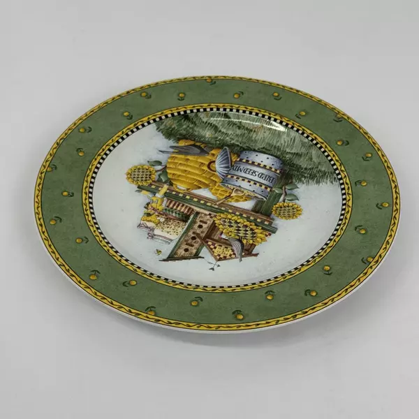 1999 Sakura Garden Vignette Debbie Mumm Salad Dessert Plate Garden Table