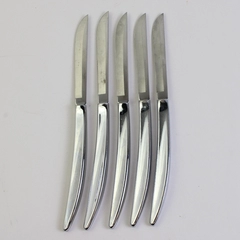 Lot Of 5 Towle Silver Luxor (Stainless) Flatware Steak Knives 8.75" Long