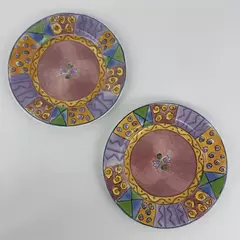 2 Vintage Sango The Sweet Shoppe Sue Zipkin Cherry Cheesecake Salad Plates 3026