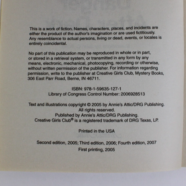 Danger After Dark by Ellie McDonald 2007 Annie's Attic Paperback