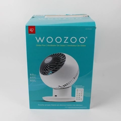 IRIS Woozoo Globe Multi-Directional 5-Speed Oscillating Fan Small White