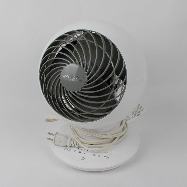 IRIS Woozoo Globe Multi-Directional 5-Speed Oscillating Fan Small White