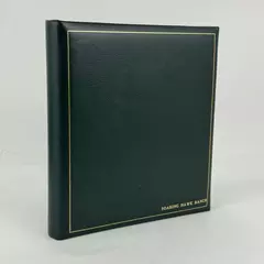 Exposures 3 Ring Green Leather Photo Album w/ Sleeves Reading Soaring Hawk Ranch