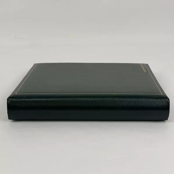 Exposures 3 Ring Green Leather Photo Album w/ Sleeves Reading Soaring Hawk Ranch