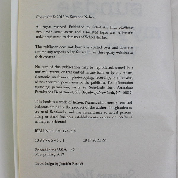 Sundae My Prince Will Come by Suzanne Nelson 2018 Scholastic Paperback