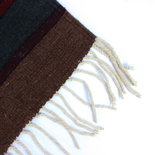 La Grana Tejidos Teotitlan Del Valle Handmade Woven Small Rug 22" x 46"