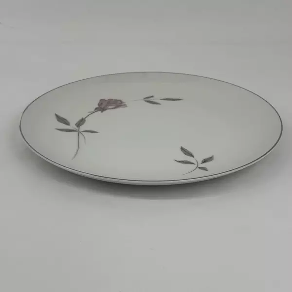 Mikasa Primrose 12.25 inch Platter With Platinum Rim