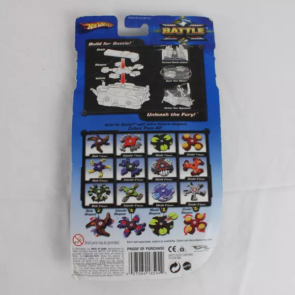 Hot Wheels Battle X Weapons Pack Grinder 2 & Extender 1 Sealed G8304