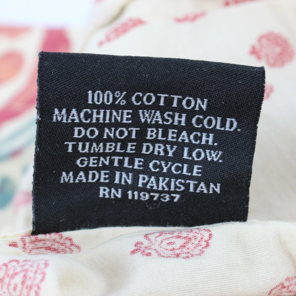 Lot Of 2 Matching Nicole Miller Home Multicolor King Pillowcases 100% Cotton