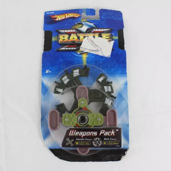 Hot Wheels Battle X Weapons Pack Extender 3 & Blade 3 Sealed G8304 Toy