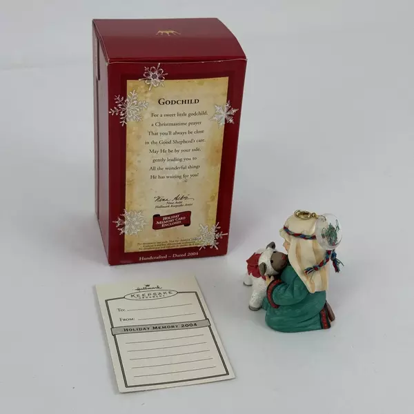 2004 Hallmark Keepsake Ornament Godchild QXG5644 by Nina Aube