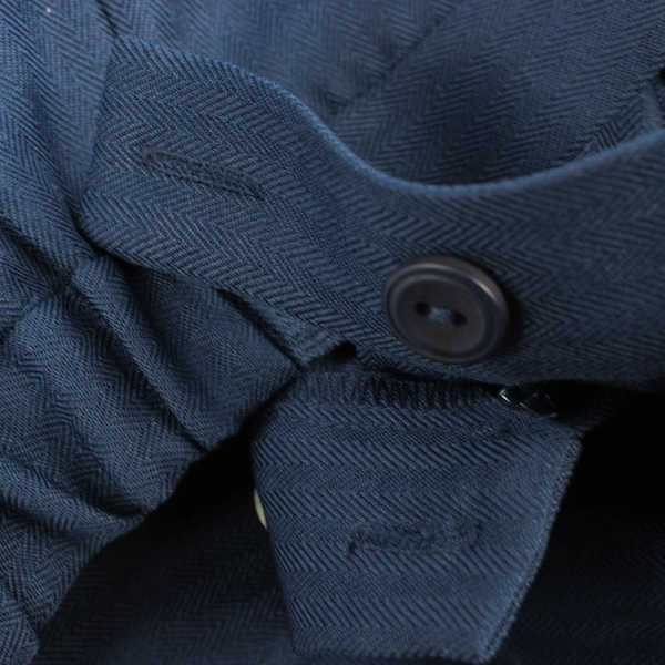 Lester Square Women's 18 Navy Pleated Dress Pants